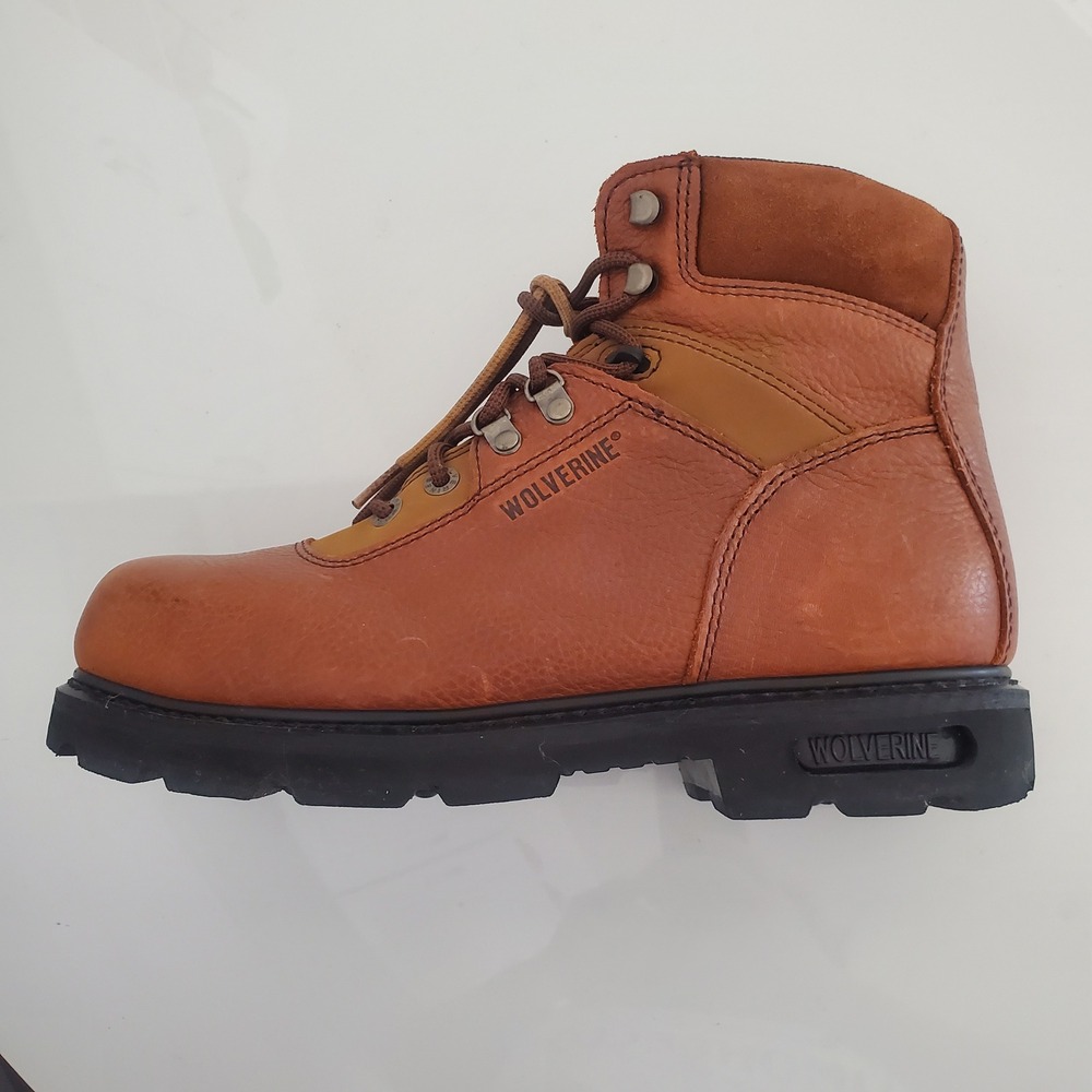 Wolverine Floorhand Steel Toe Work Boots Mens 10M Brown Leather W04013 EH - Picture 2 of 14